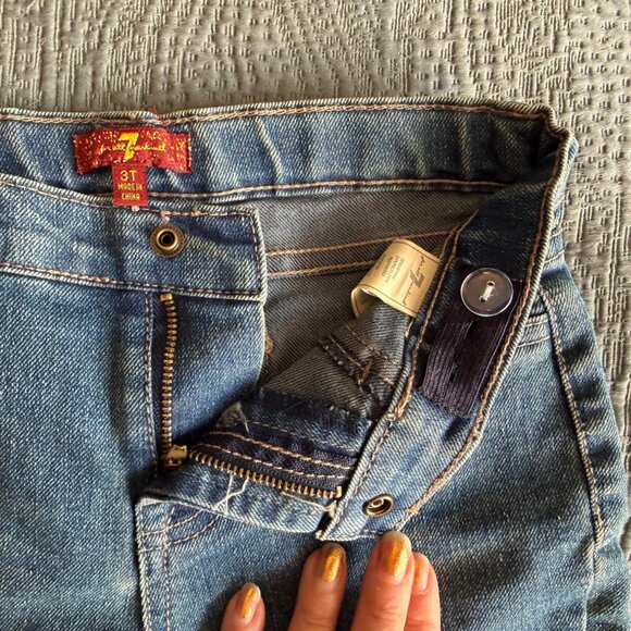 Bundle of 2 Seven for All Mankind Jeans — Size 3T - Picture 6 of 7
